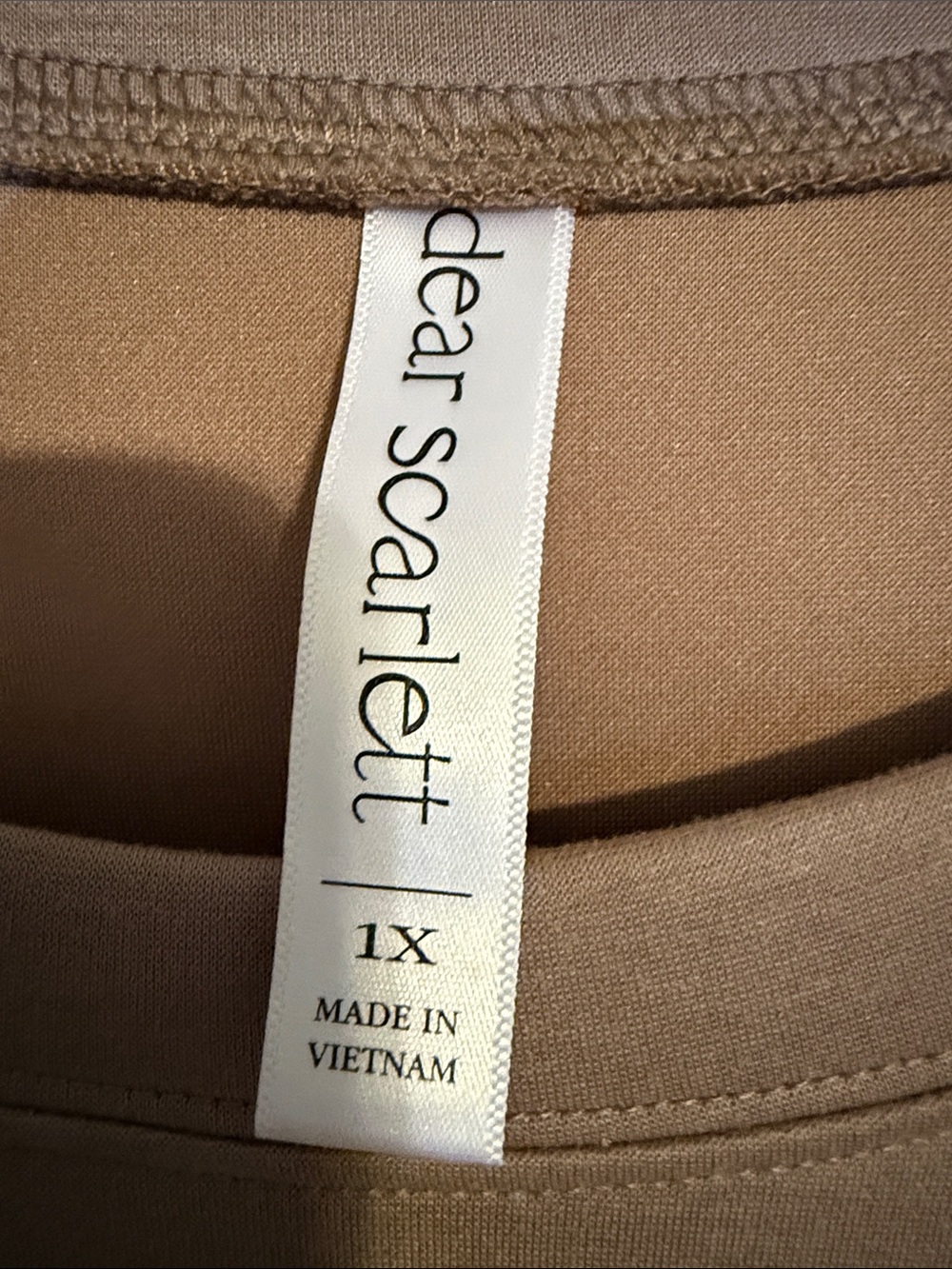 Women's Cozy Taupe Set - Soft Lounge Top & Elastic Waist Pants - Picture 2 of 9